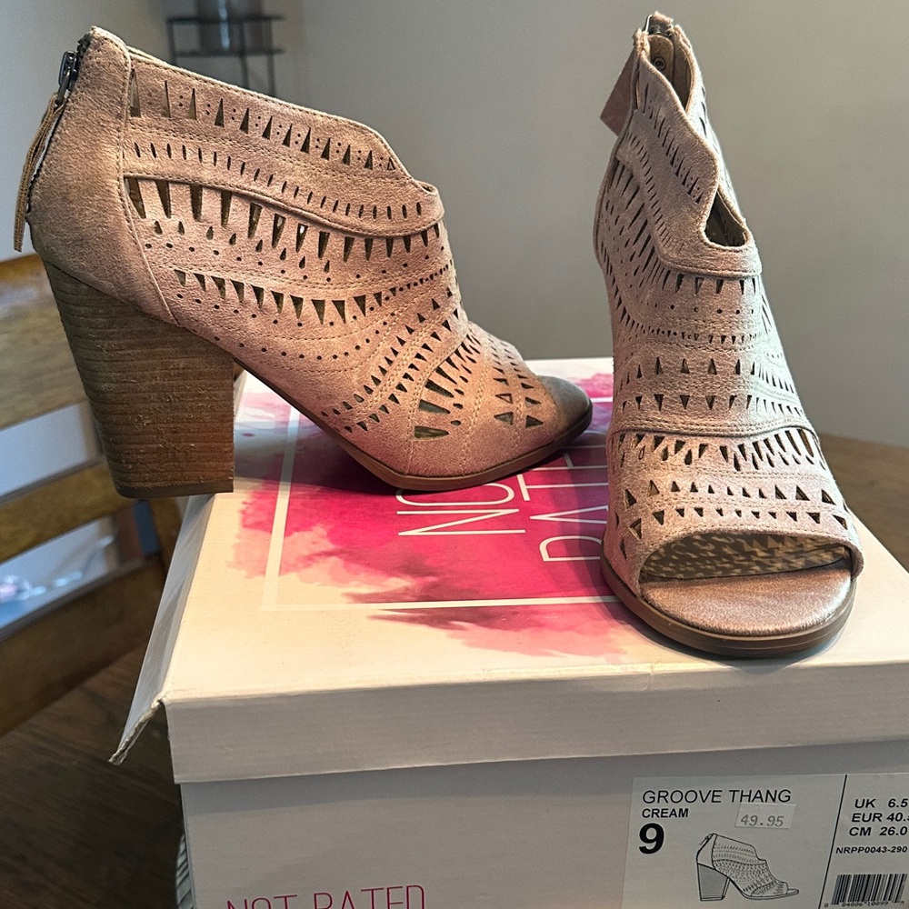 Not Rated Cream Women's Shoes